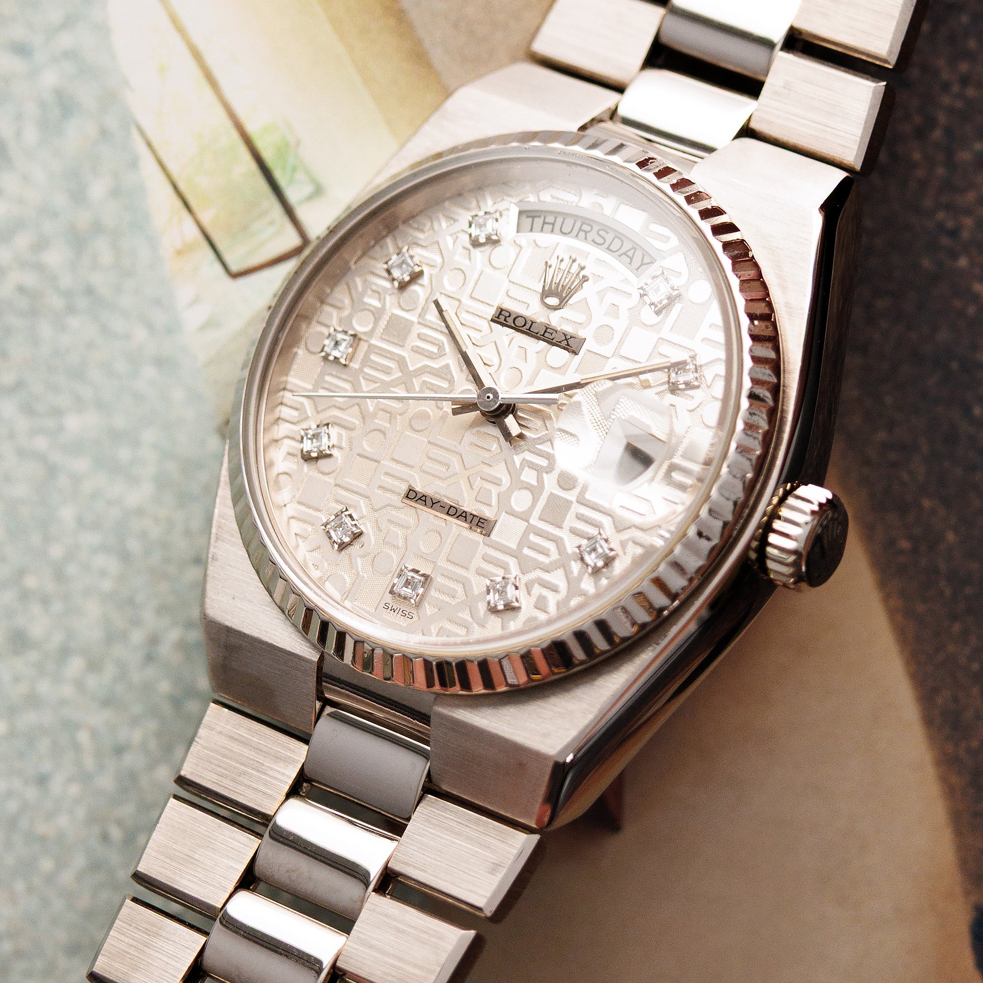 Rolex White Gold Day-Date Ref. 19019