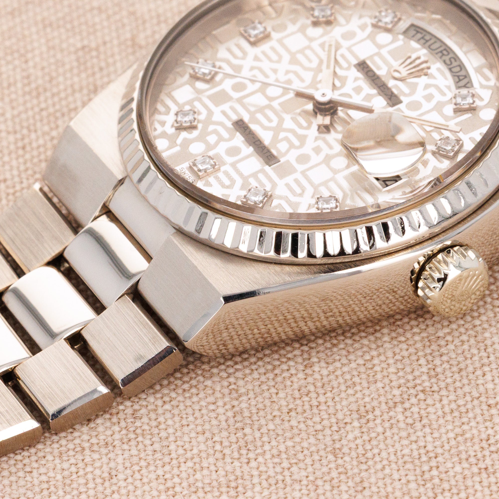 Rolex White Gold Day-Date Ref. 19019