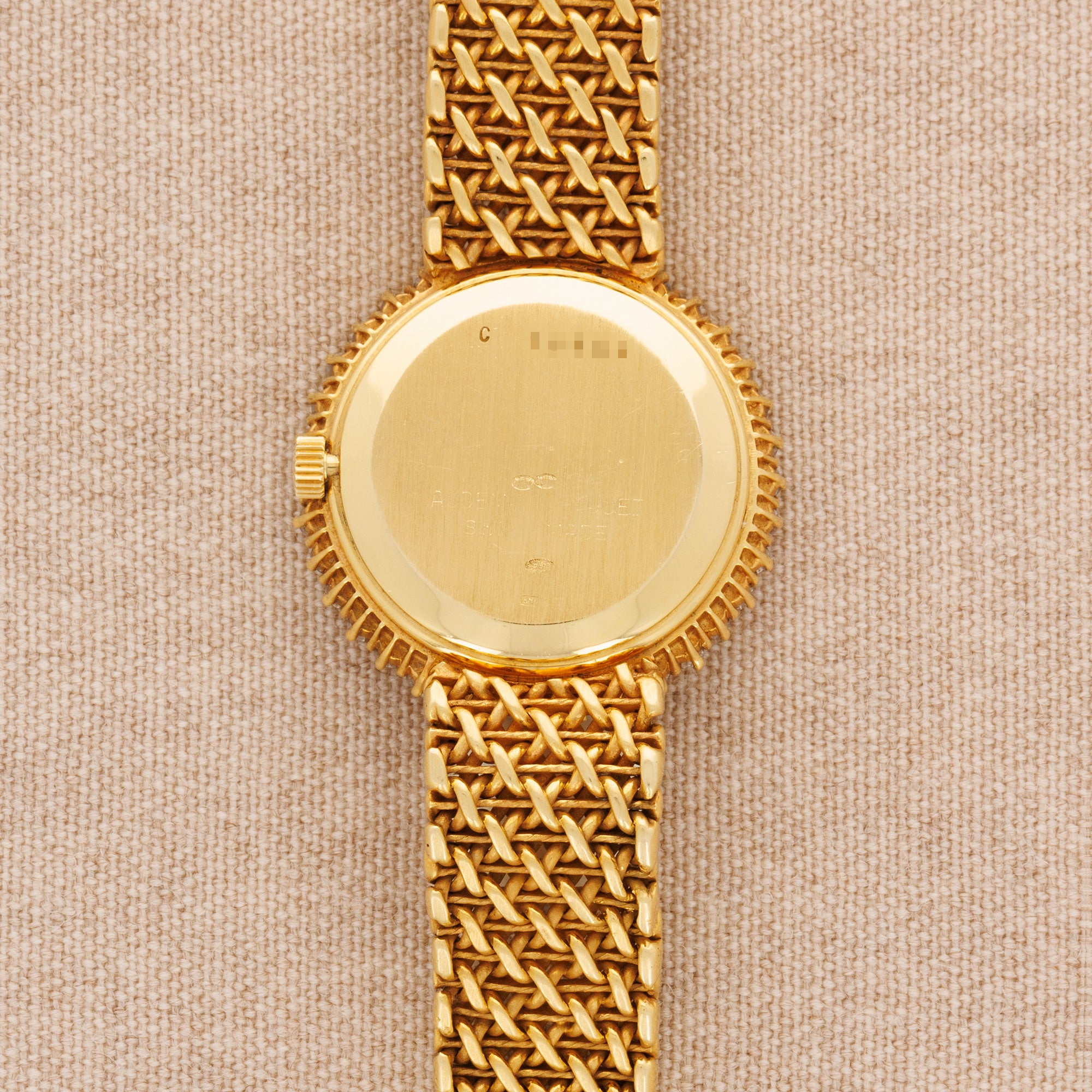 Audemars Piguet Yellow Gold Diamond Moonphase Watch