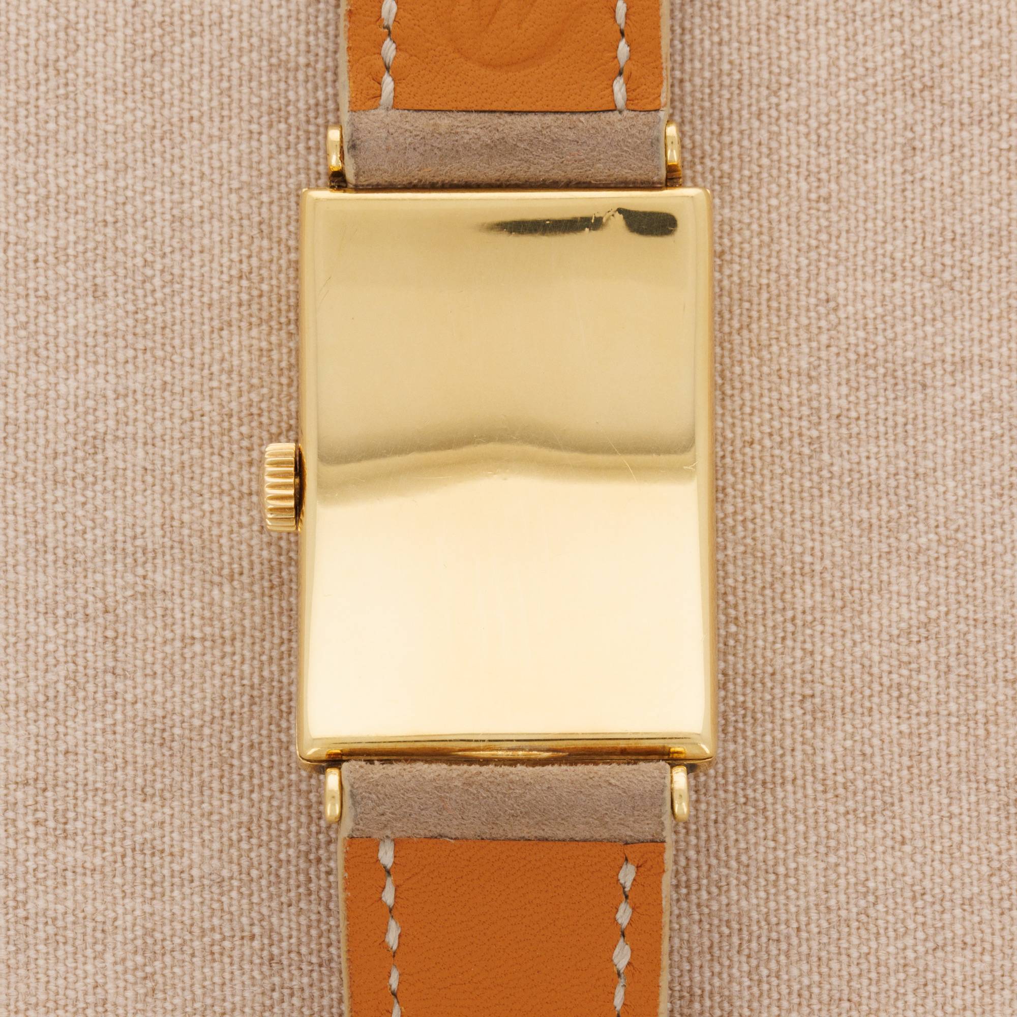 Patek Philippe - Patek Philippe Yellow Gold Rectangular Watch Ref. 10 with Remarkable Engraving Details - The Keystone Watches