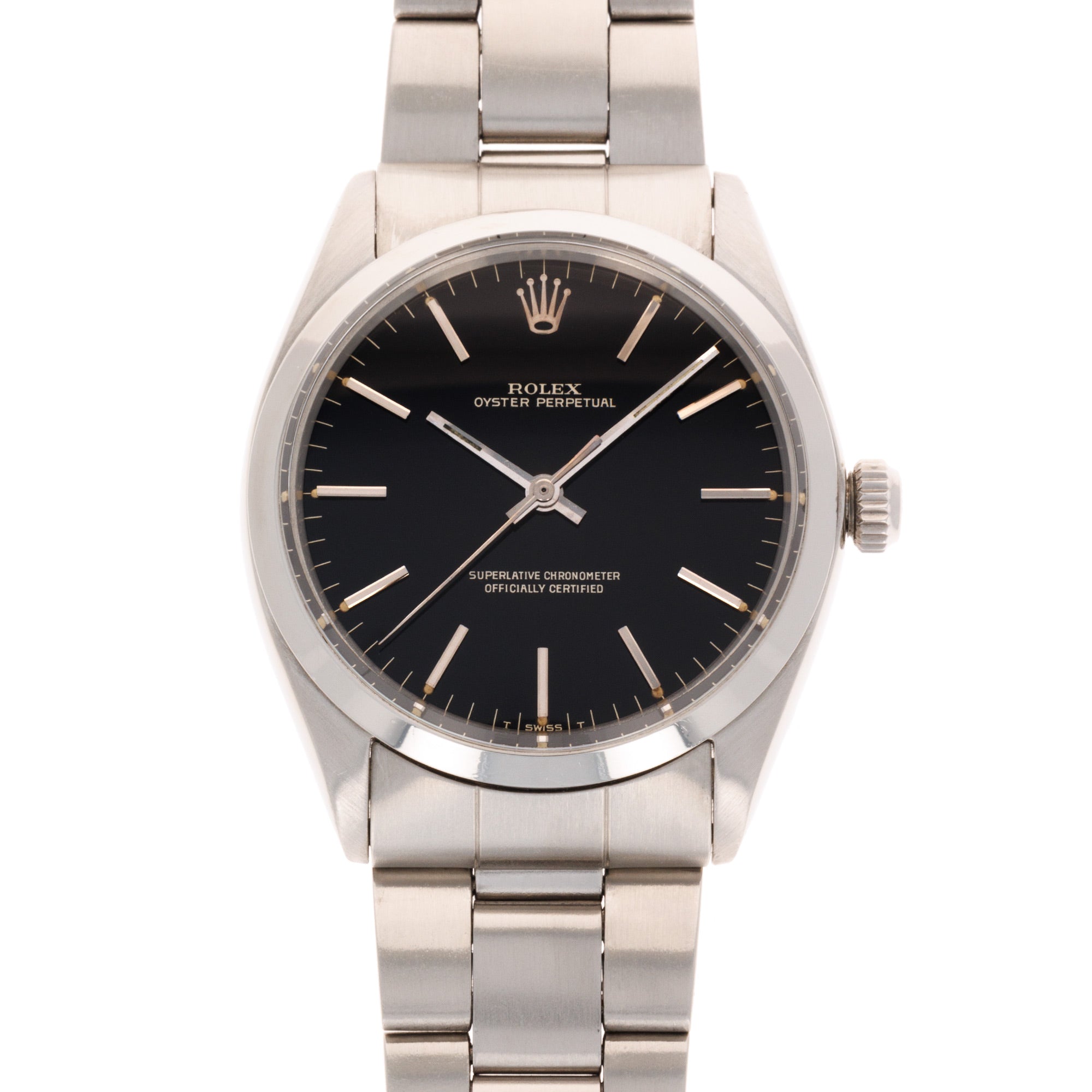 Rolex - Rolex Steel Oyster Perpetual Ref. 1002 with Gilt Dial - The Keystone Watches