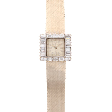 Audemars Piguet White Gold and Baguette Diamond Watch