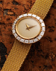 Vacheron Constantin Yellow Gold Watch with Baguette Diamonds