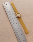 Vacheron Constantin Yellow Gold Watch with Baguette Diamonds