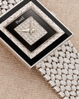 Piaget - Piaget White Gold Onyx Diamond Watch Ref. 9208D2 - The Keystone Watches