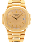 Patek Philippe - Patek Philippe Yellow Gold Nautilus Jumbo Watch Ref. 3700 in New Old Stock Condition - The Keystone Watches