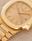 Patek Philippe - Patek Philippe Yellow Gold Nautilus Jumbo Watch Ref. 3700 in New Old Stock Condition - The Keystone Watches