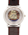 Ulysse Nardin Platinum San Marco Watch with Cloisonne Ship