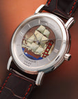 Ulysse Nardin Platinum San Marco Watch with Cloisonne Ship