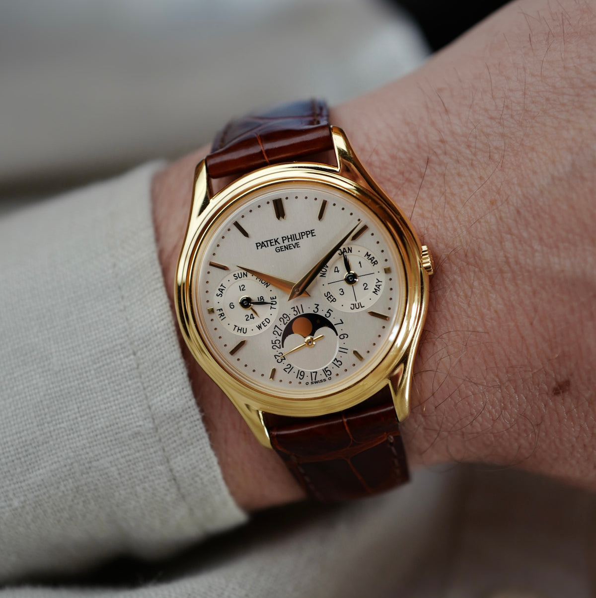 Patek Philippe Perpetual Calendar 3940 18k YG – The Keystone Watches