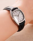 Audemars Piguet Steel Tonneau Watch Ref. 5369 with Hobnail Dial