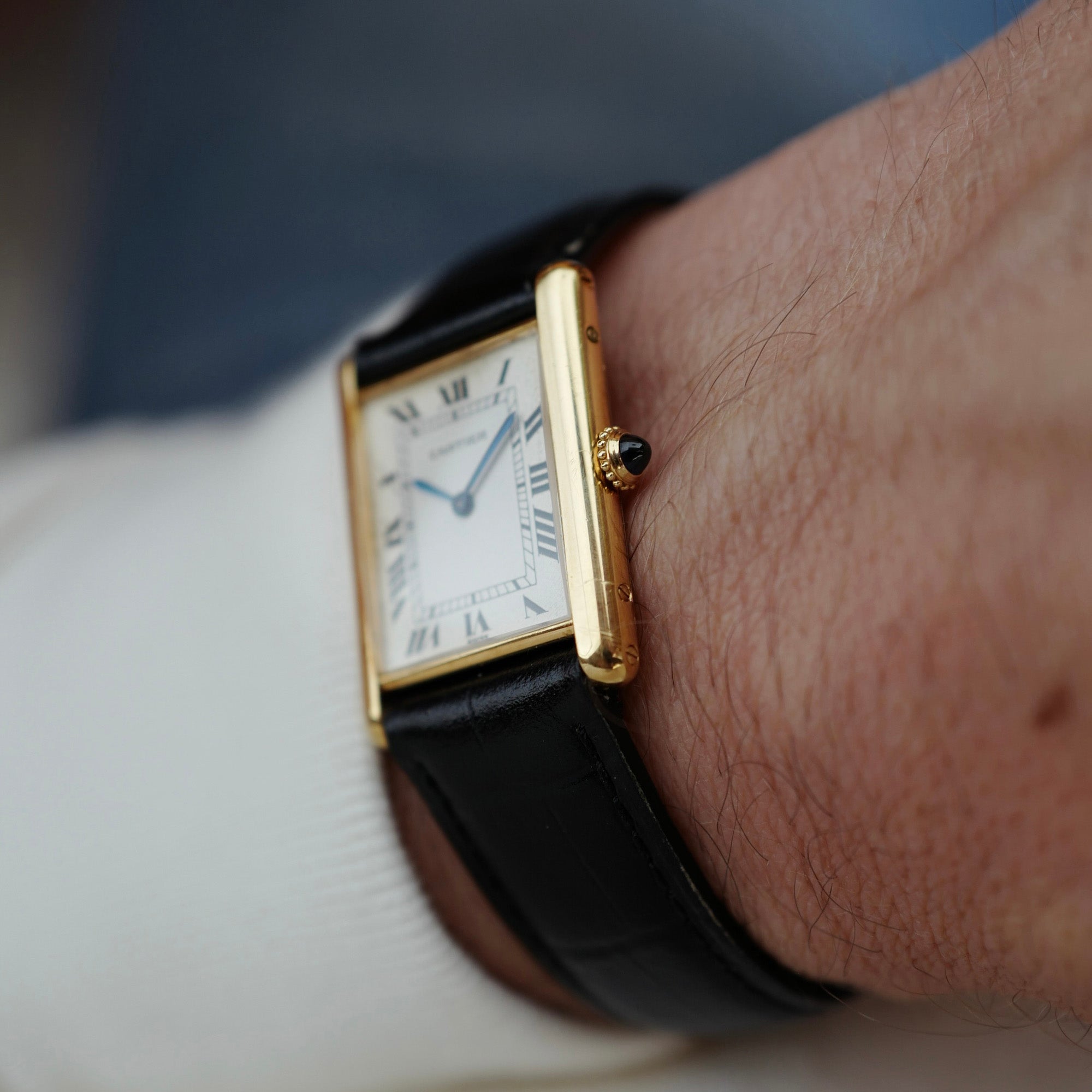 Cartier Yellow Gold Tank Mecanique Ref. 96065