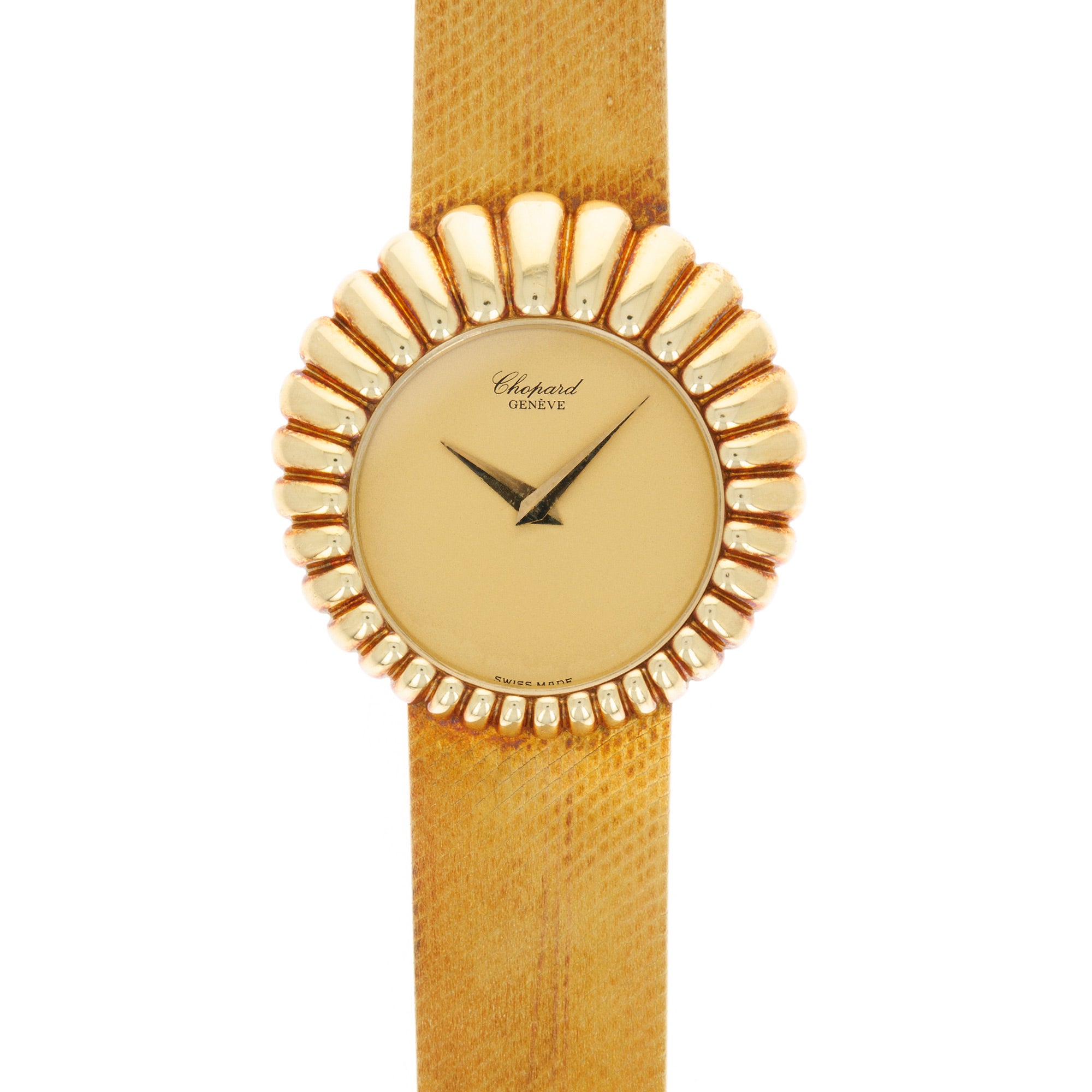 Chopard Yellow Gold Bracelet Scallop Watch Ref. 4029