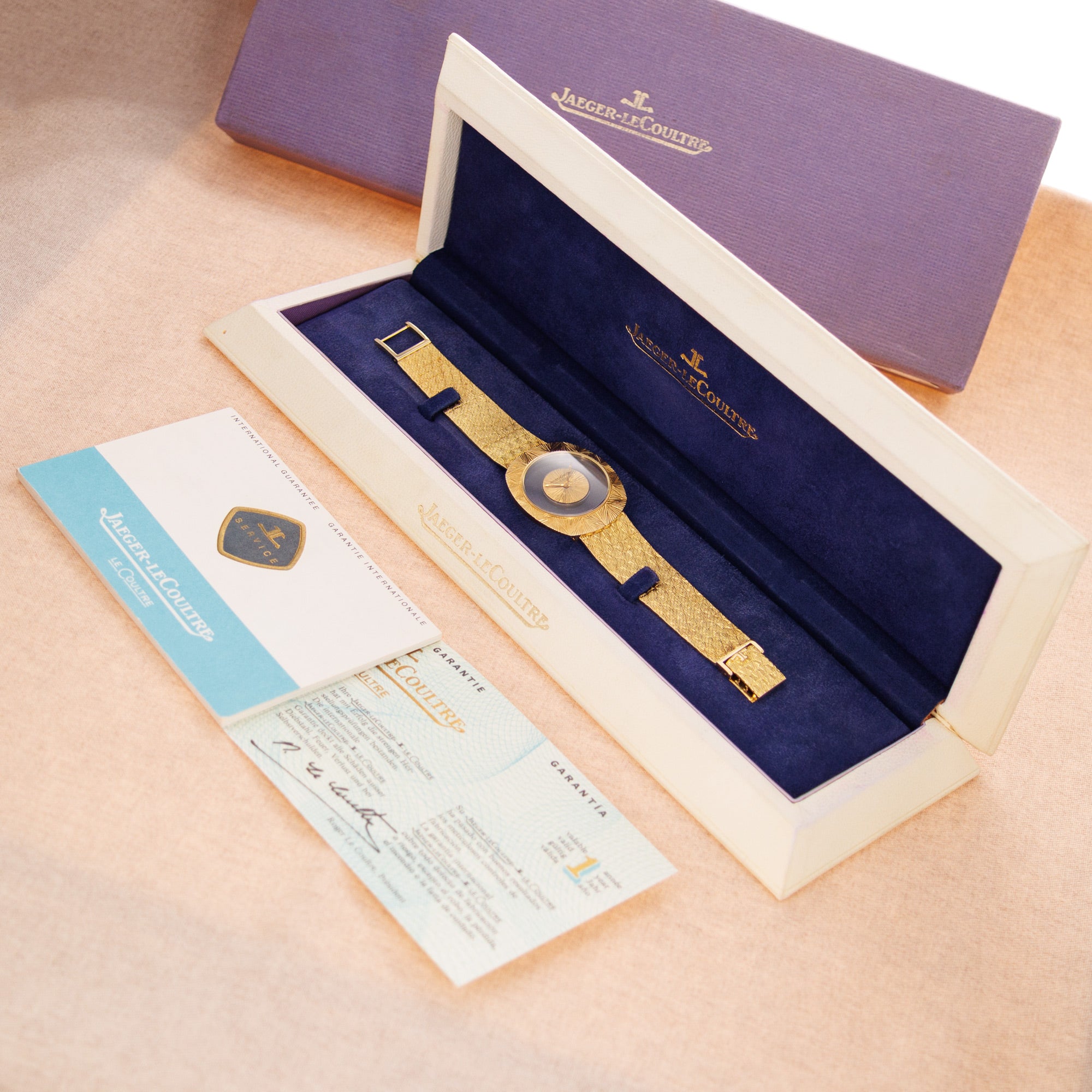 Jaeger Lecoultre Yellow Gold Mystery Watch Ref. 17006
