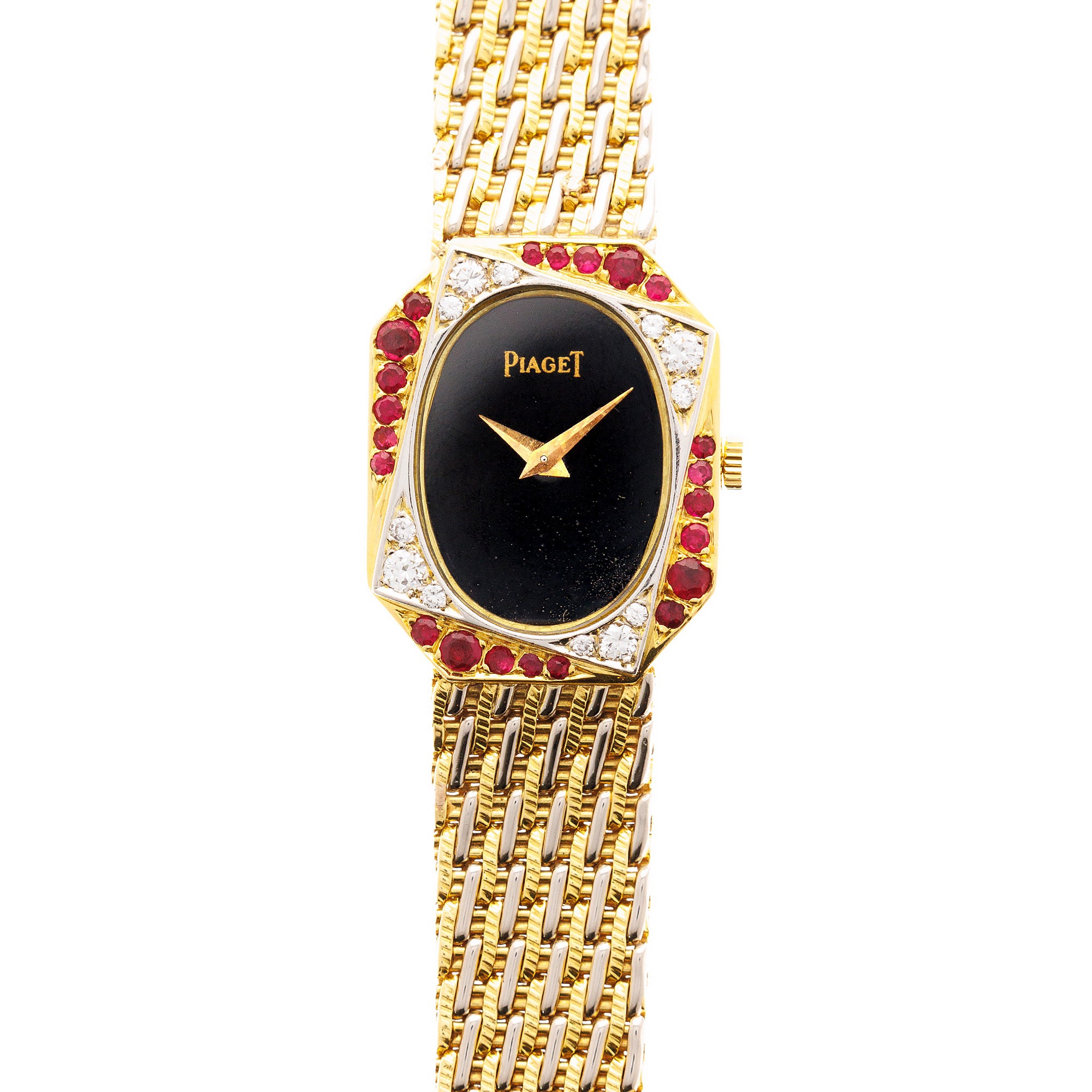 Piaget - Piaget Yellow Gold Diamond and Ruby Watch - The Keystone Watches