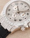 Rolex - Rolex White Gold Daytona Ref. 116599TBR with Baguette Diamonds - The Keystone Watches