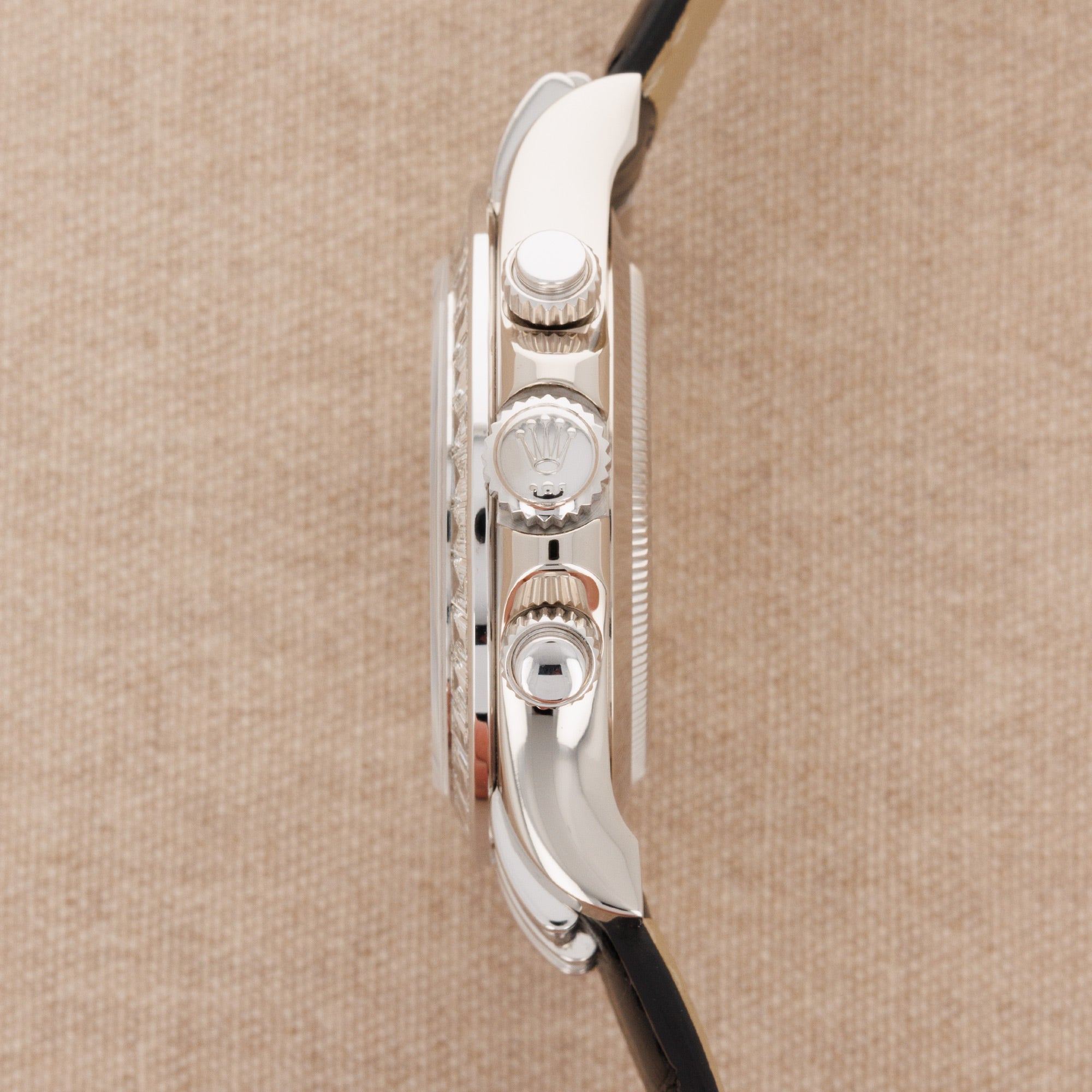Rolex White Gold Daytona Ref. 116599TBR with Baguette Diamonds