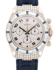 Rolex - Rolex White Gold Daytona Ref. 116599 with Diamonds and Sapphires - The Keystone Watches