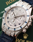 Rolex - Rolex White Gold Daytona Ref. 116599 with Diamonds and Sapphires - The Keystone Watches