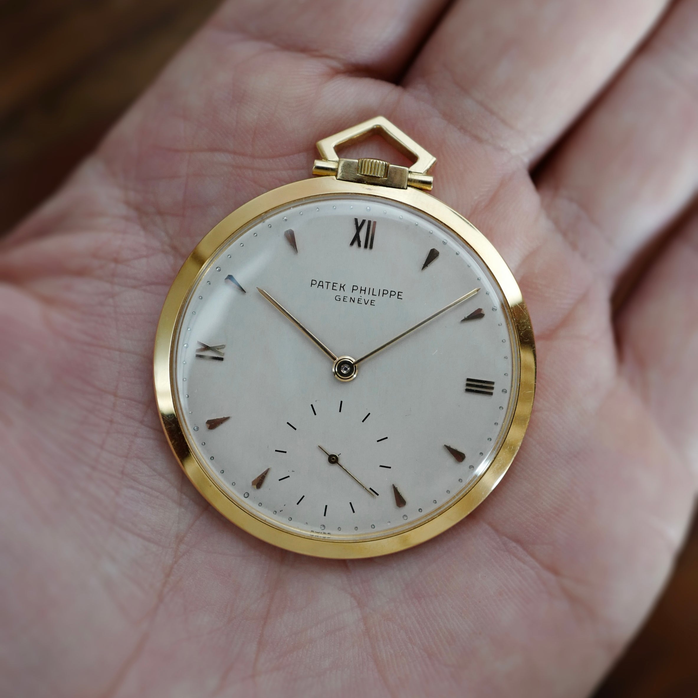 Patek Philippe Pocket Watch 763 18k YG – The Keystone Watches