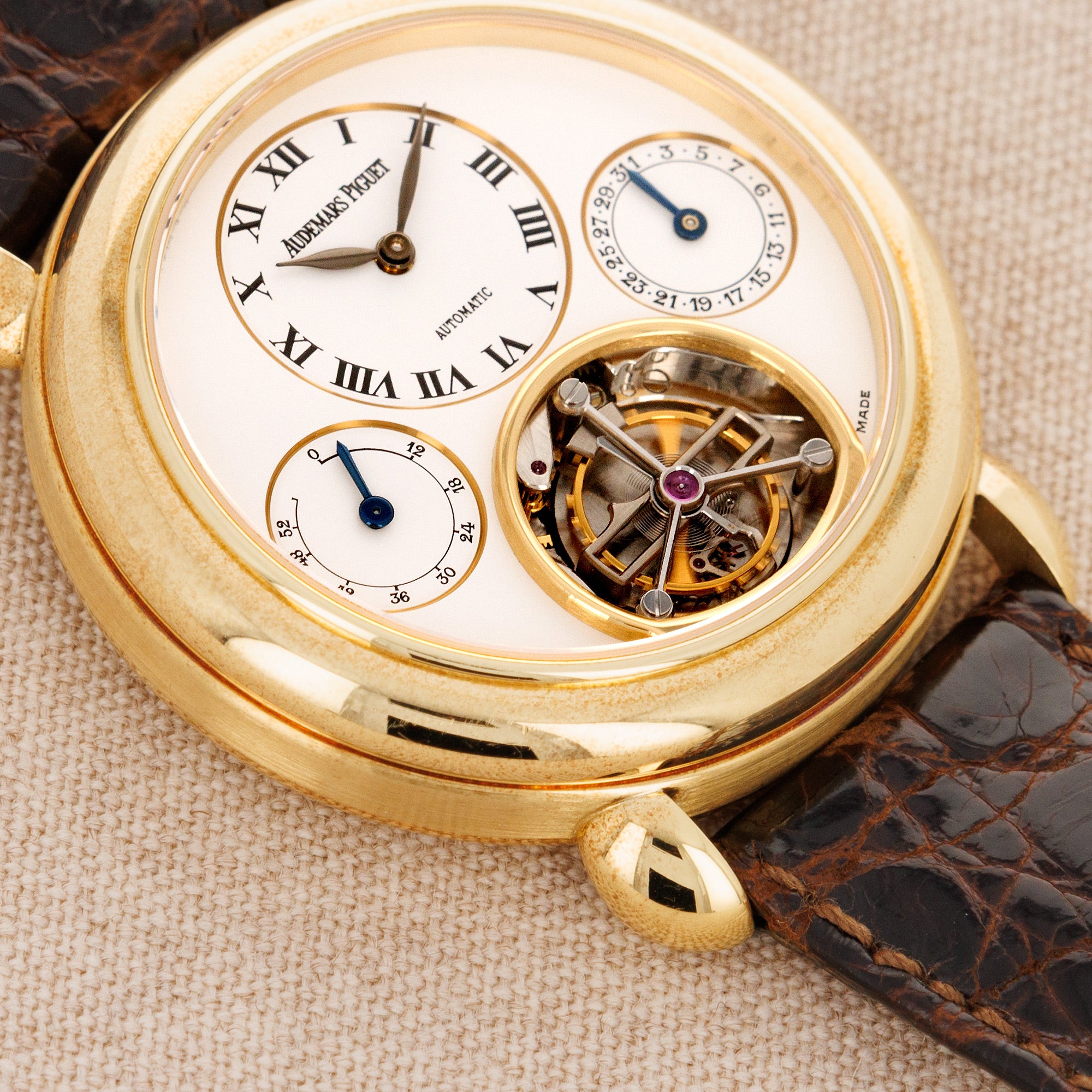 Audemars Piguet - Audemars Piguet Jules Audemars Yellow Gold Tourbillon Watch Ref. 25718 - The Keystone Watches