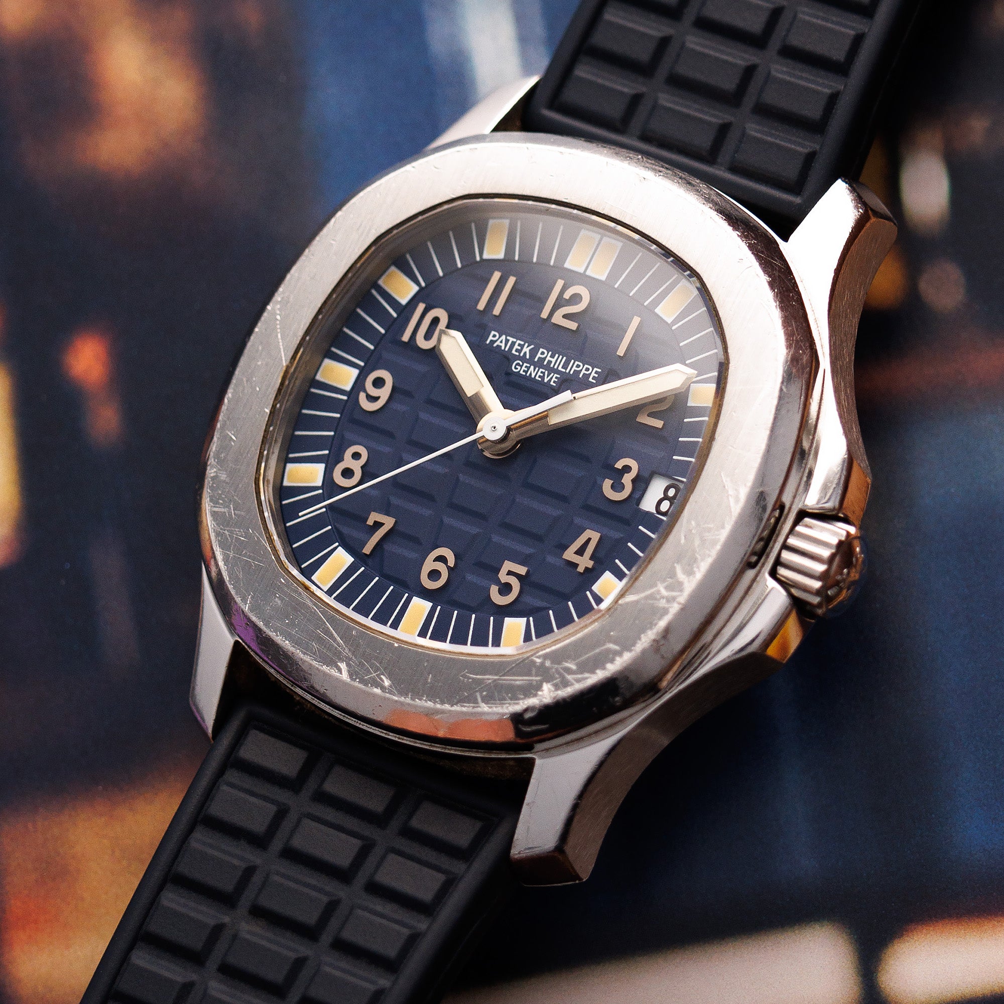 Patek Philippe - Patek Philippe Steel Aquanaut Ref. 5066 with Rare Japan Edition Blue Dial - The Keystone Watches