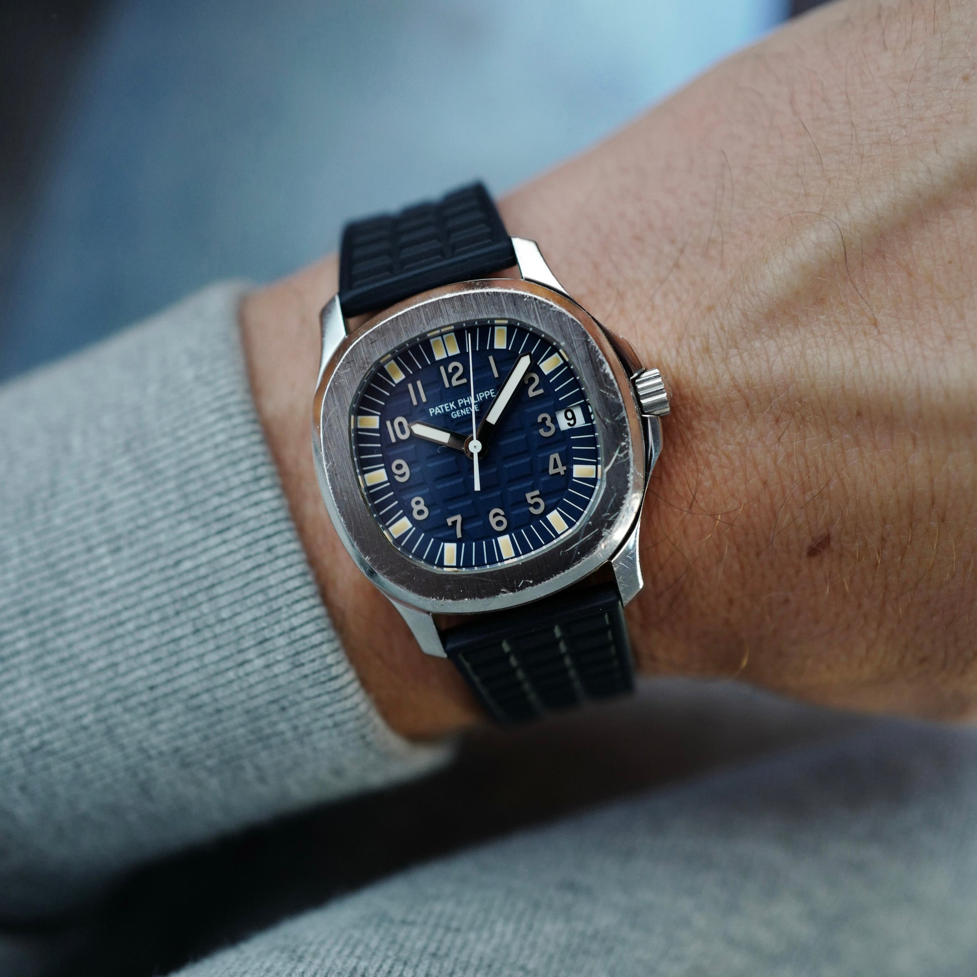 Patek Philippe - Patek Philippe Steel Aquanaut Ref. 5066 with Rare Japan Edition Blue Dial - The Keystone Watches