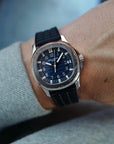 Patek Philippe Steel Aquanaut Ref. 5066 with Rare Japan Edition Blue Dial