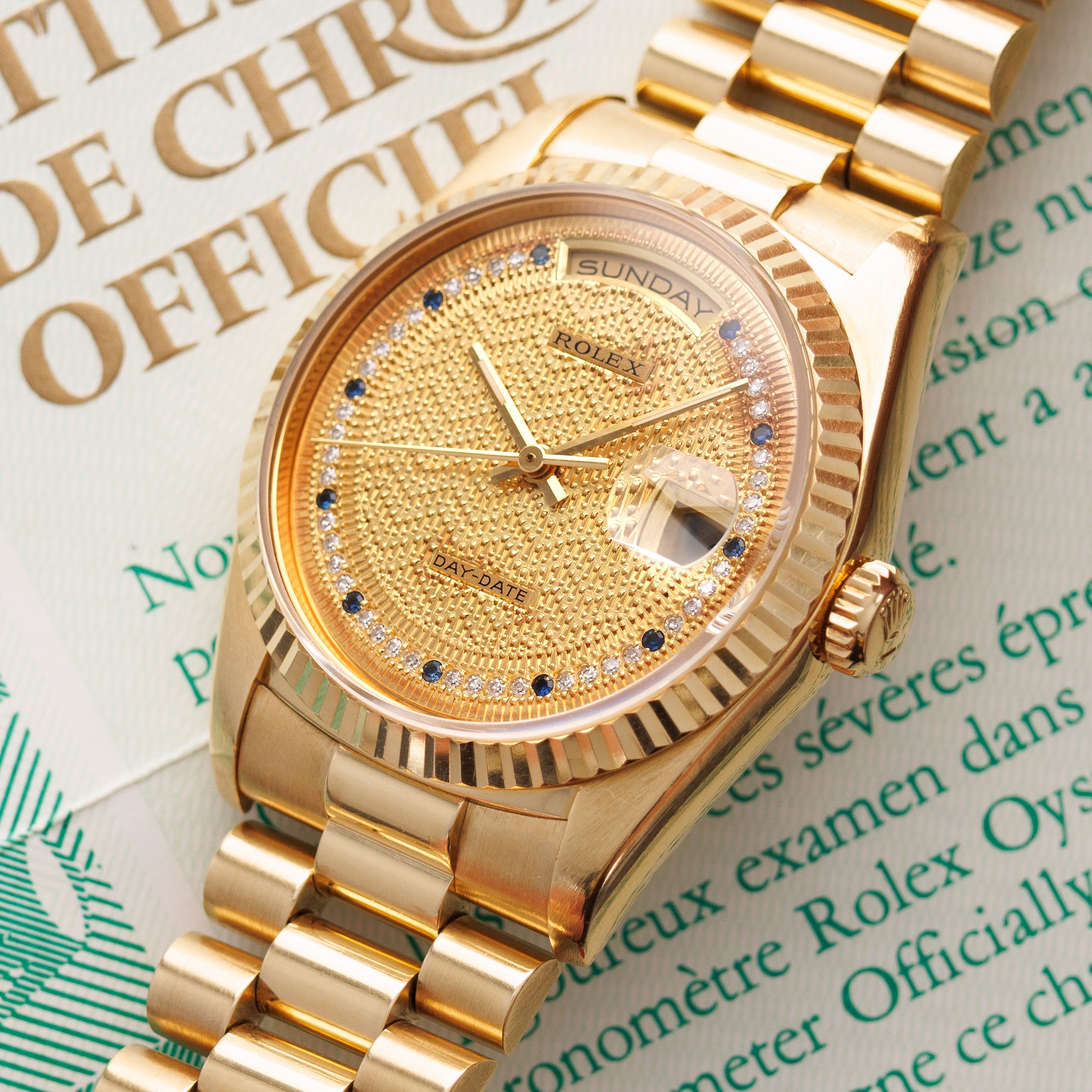 Rolex - Rolex Day-Date Ref. 18238 with Gold Missoni Dial - The Keystone Watches