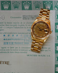 Rolex Day-Date Ref. 18238 with Gold Missoni Dial