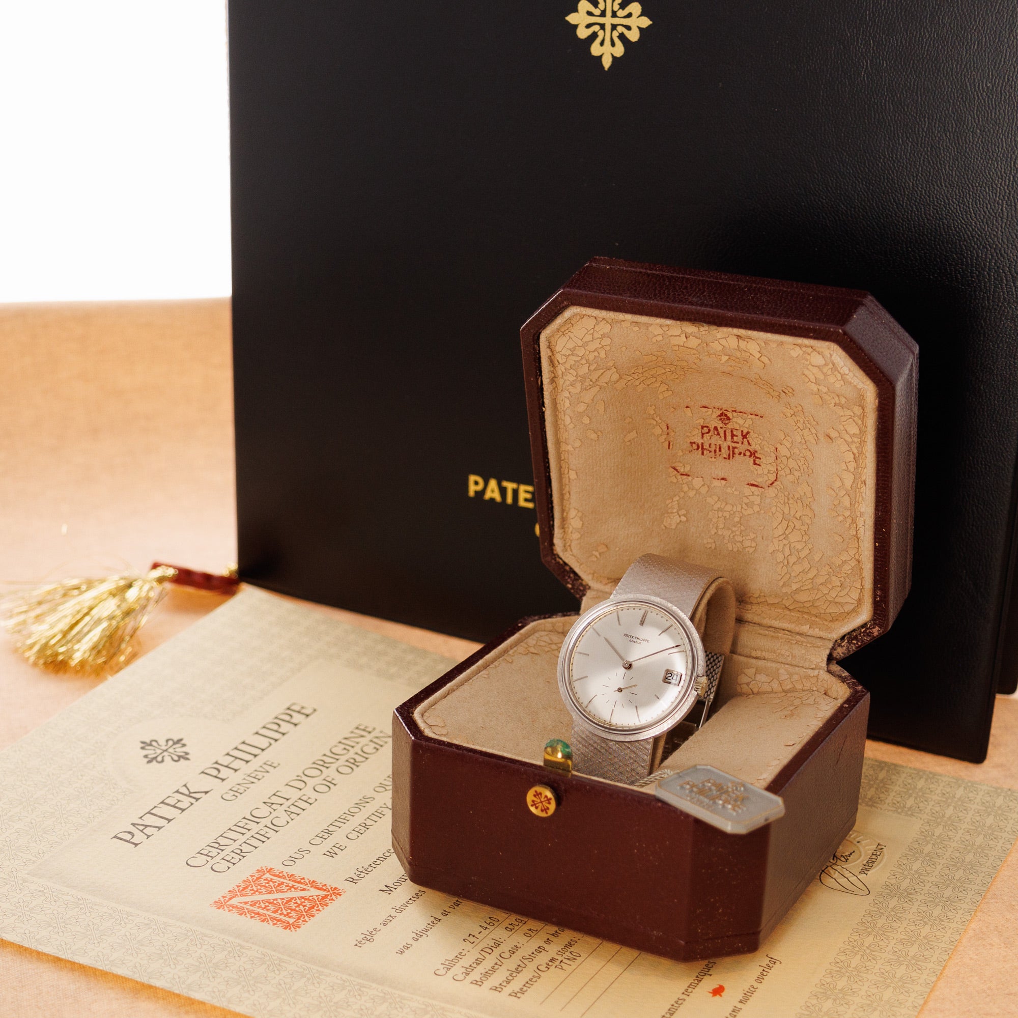 Patek Philippe - Patek Philippe White Gold Automatic Watch Ref. 3445 - The Keystone Watches