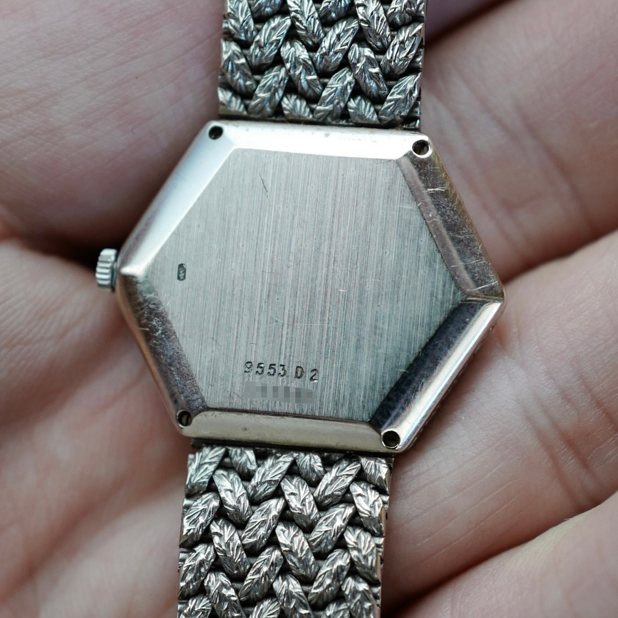 Piaget White Gold Lapis Watch Ref. 9553