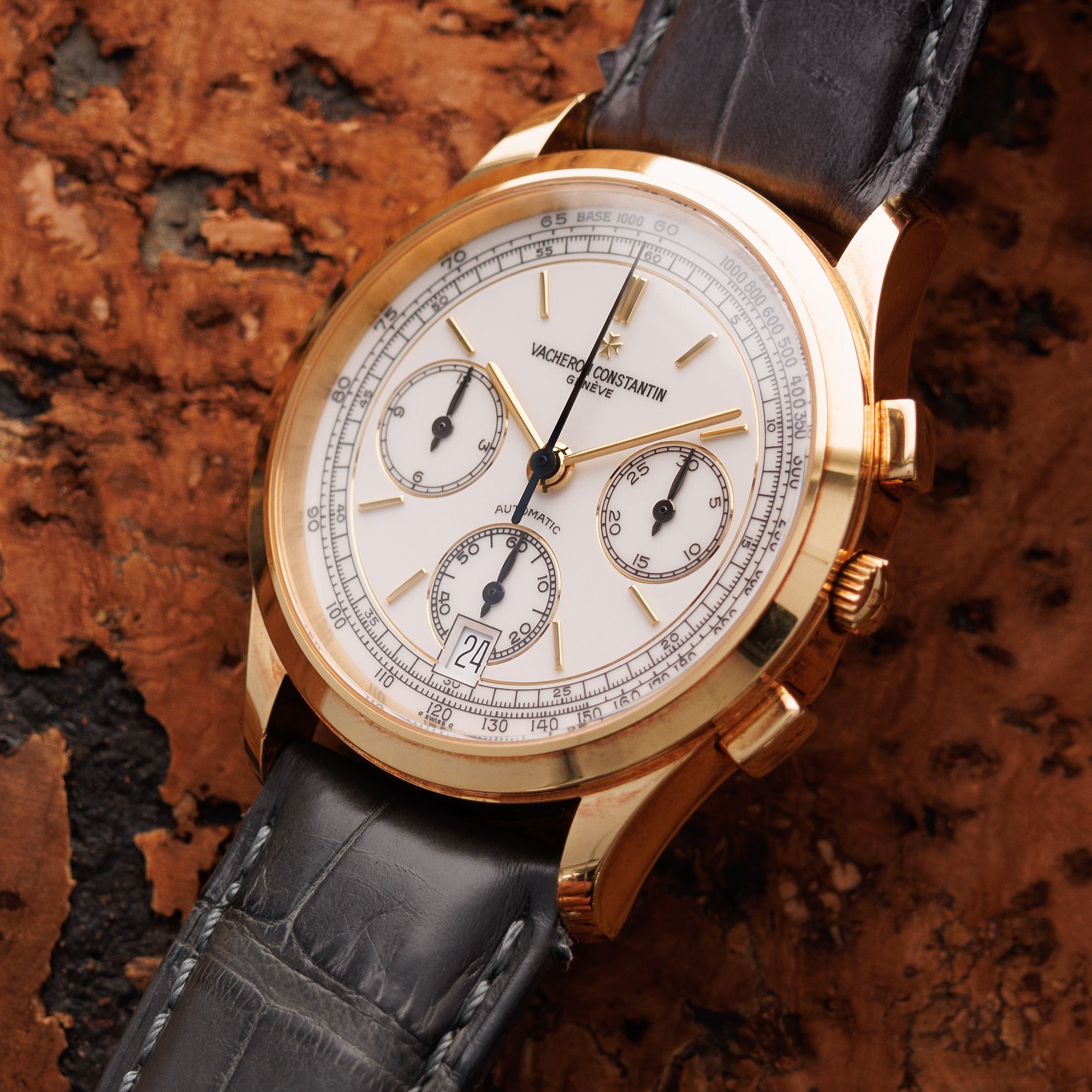 Vacheron Constantin - Vacheron Constantin Yellow Gold Chronograph Watch Ref. 49002 - The Keystone Watches