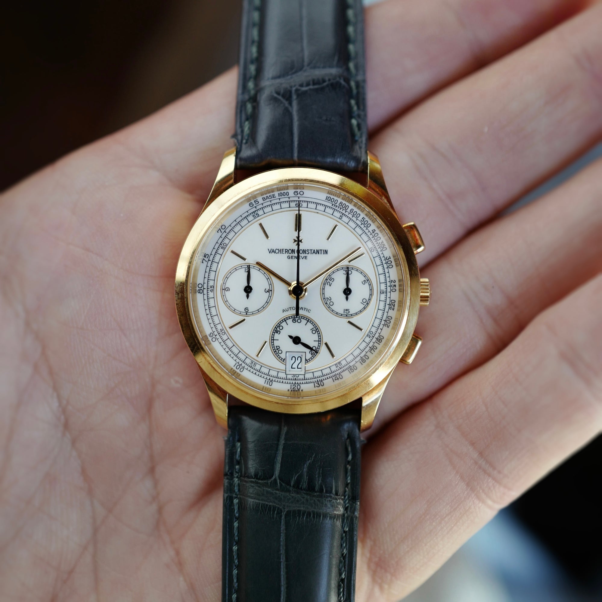 Vacheron Constantin Yellow Gold Chronograph Watch Ref. 49002