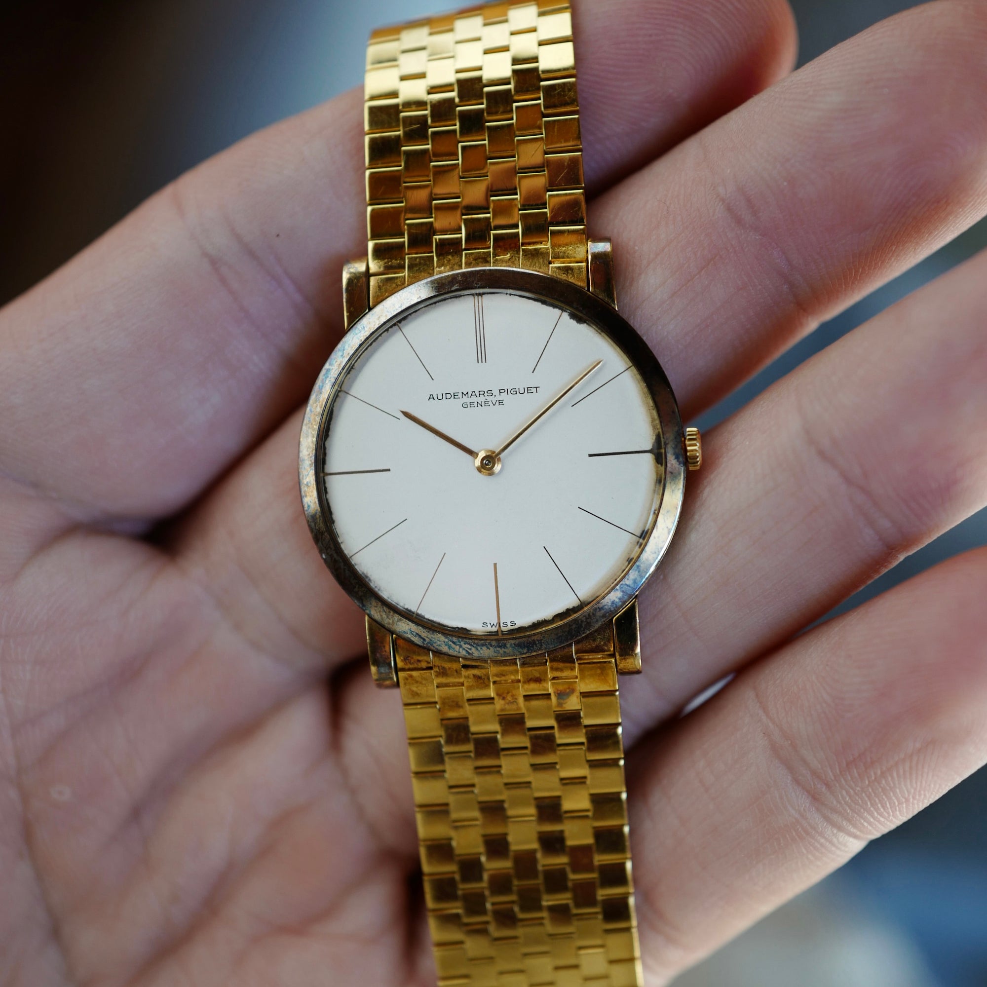 Audemars Piguet Yellow Gold Bracelet Watch