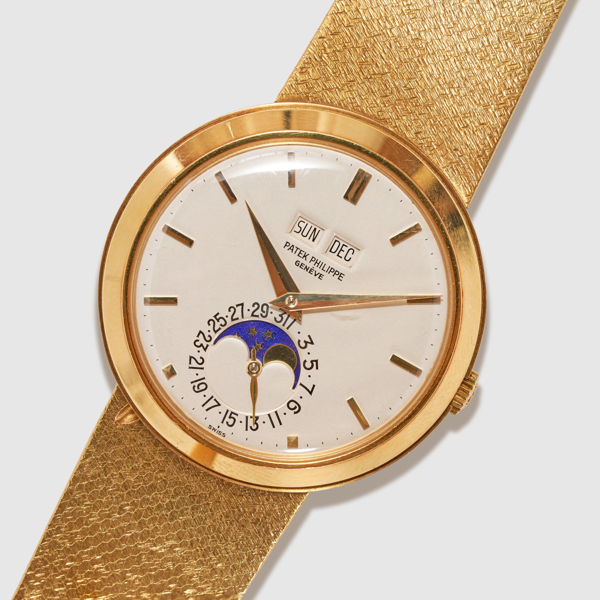 Patek Philippe - Patek Philippe Yellow Gold Perpetual Calendar Ref. 3448 on a Bracelet (Private Sale) - The Keystone Watches