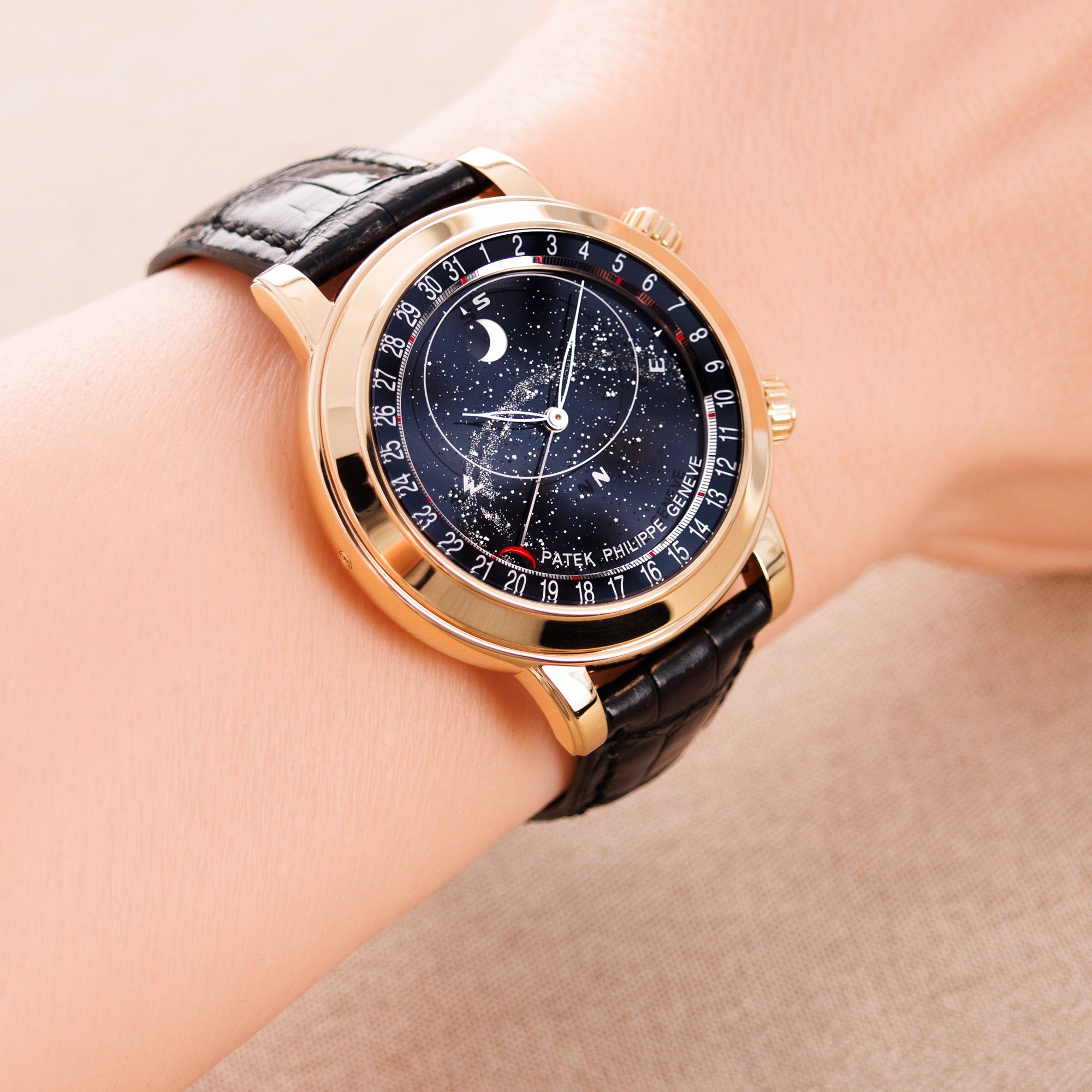 Patek Philippe - Patek Philippe Rose Gold Celestial Watch Ref. 6102 - The Keystone Watches