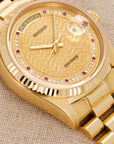 Rolex Yellow Gold Day Date Ref. 18038 with Missoni Dial