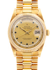 Rolex Yellow Gold Day Date Ref. 18238 with Sapphire String Dial