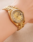 Rolex Yellow Gold Day Date Ref. 18238 with Sapphire String Dial