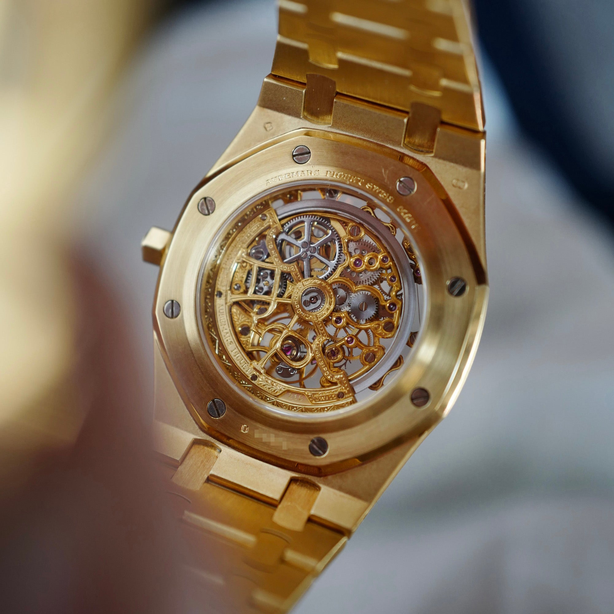 Audemars Piguet Yellow Gold Royal Oak Skeleton 14789