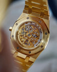 Audemars Piguet Yellow Gold Royal Oak Skeleton 14789