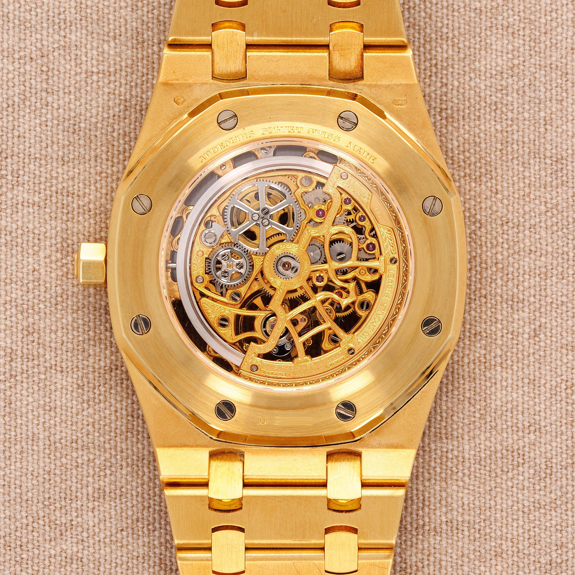 Audemars Piguet Yellow Gold Royal Oak Skeleton 14789