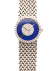 Piaget White Gold Lapis Watch Diamond Ref. 9706