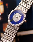 Piaget White Gold Lapis Watch Diamond Ref. 9706