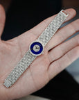 Piaget White Gold Lapis Watch Diamond Ref. 9706