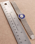 Piaget White Gold Lapis Watch Diamond Ref. 9706