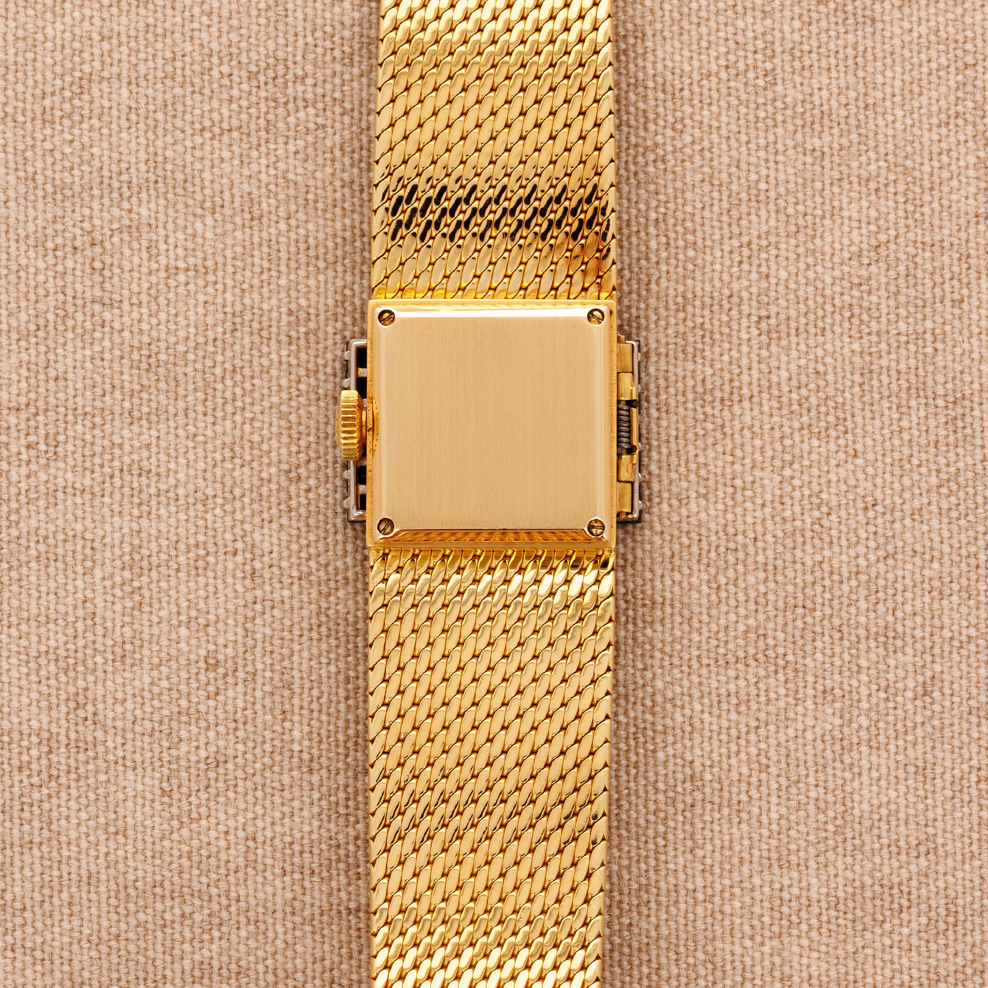 Patek Philippe Yellow Gold Diamond Sapphire Watch, Ref. 3319