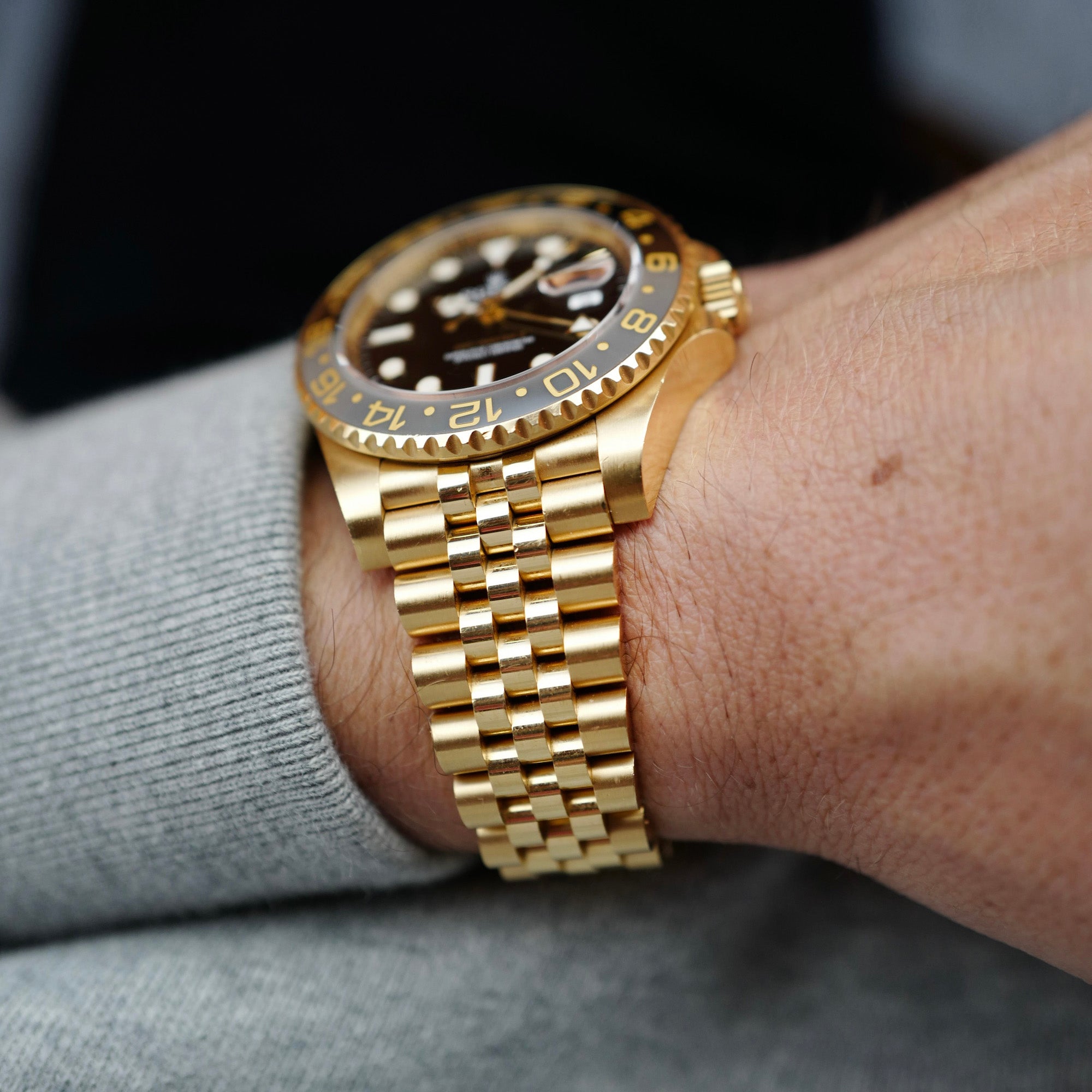 Rolex Yellow Gold GMT Master II Ref. 126718