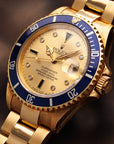 Rolex Yellow Gold Serti Submariner Ref. 16808